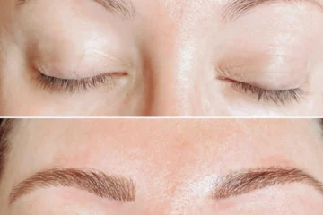 Before and After Eyebrow Tattoo Transformations