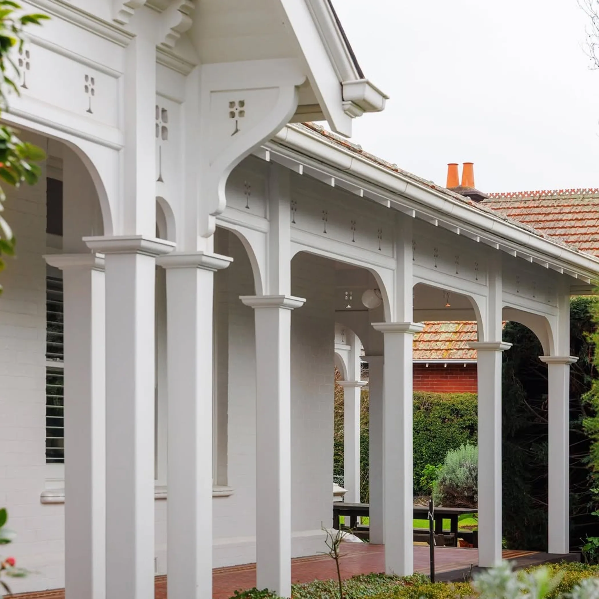 melbourne home in winter setting