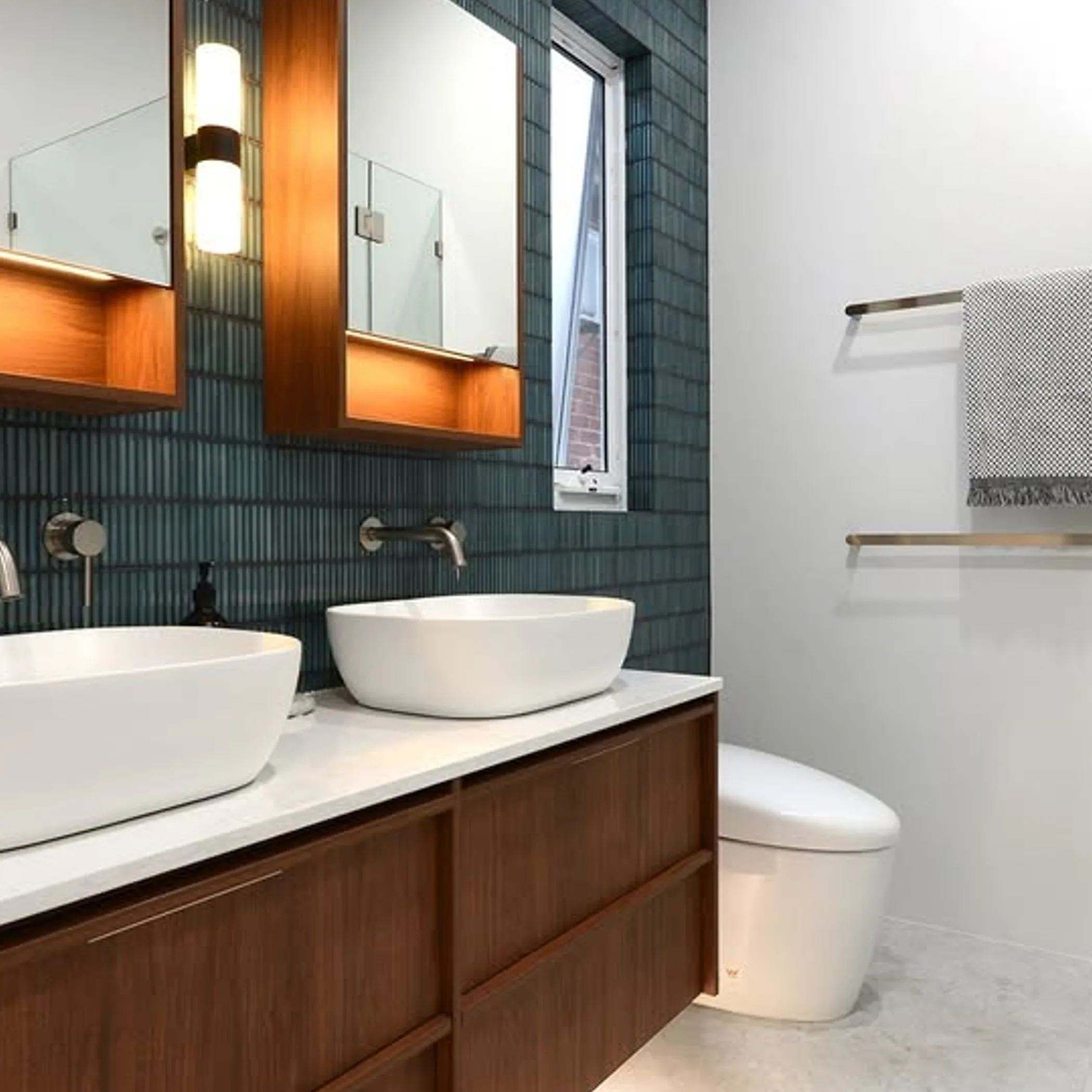 clean bathroom interior