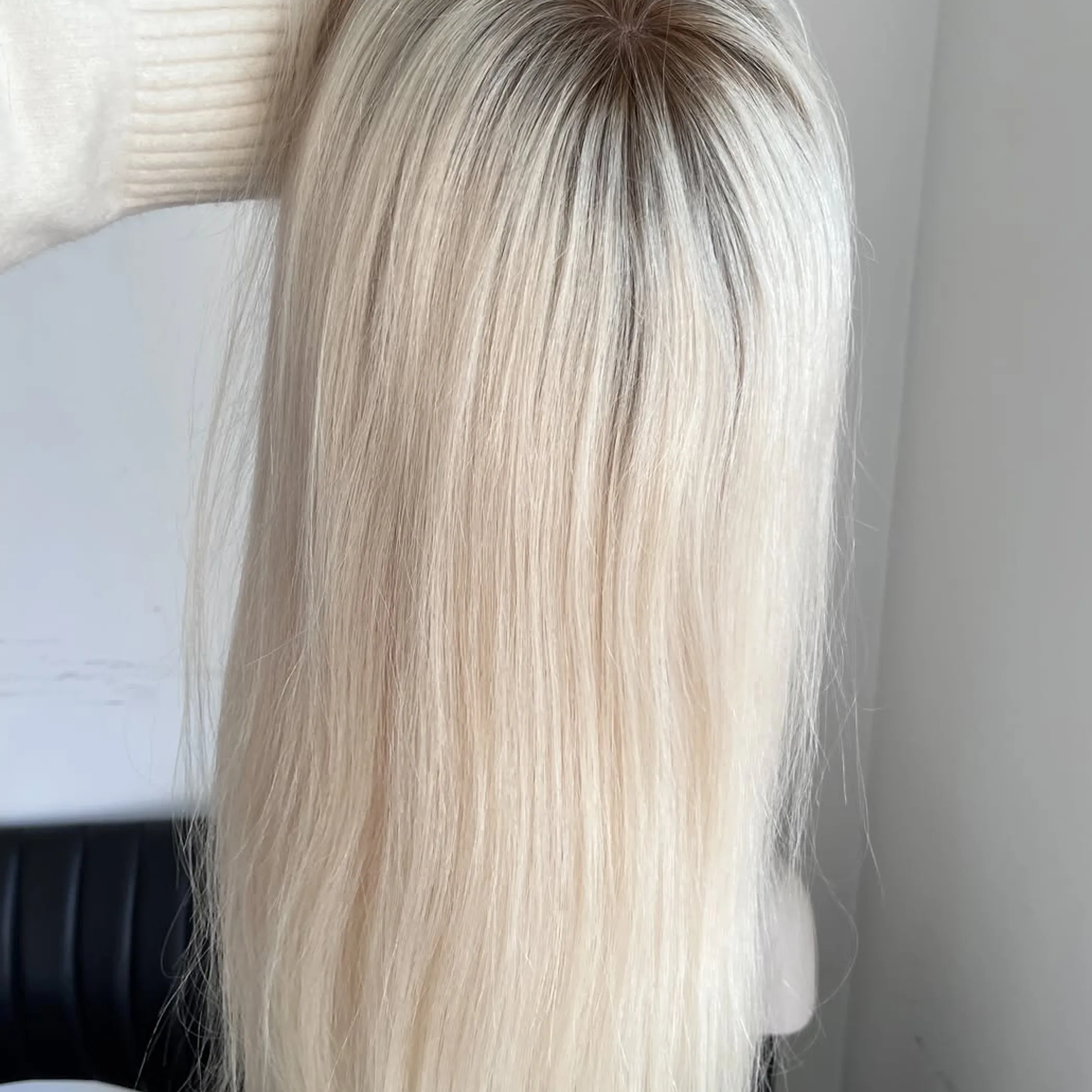 hair system under sharp lighting