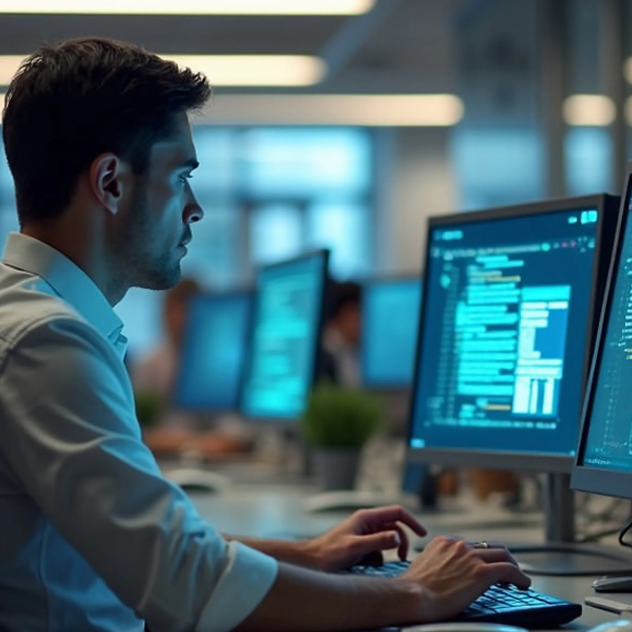 workplace cybersecurity scene